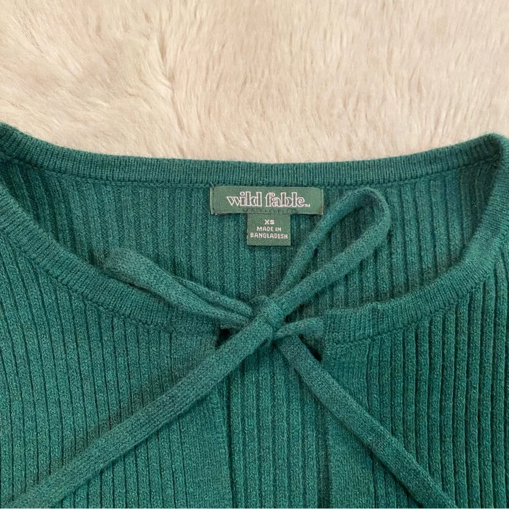 Wild Fable Ribbed Bow Sweater - Picture 2 of 5